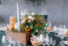 centerpieces at wedding receptions nyt