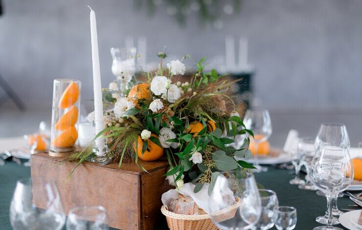 centerpieces at wedding receptions nyt